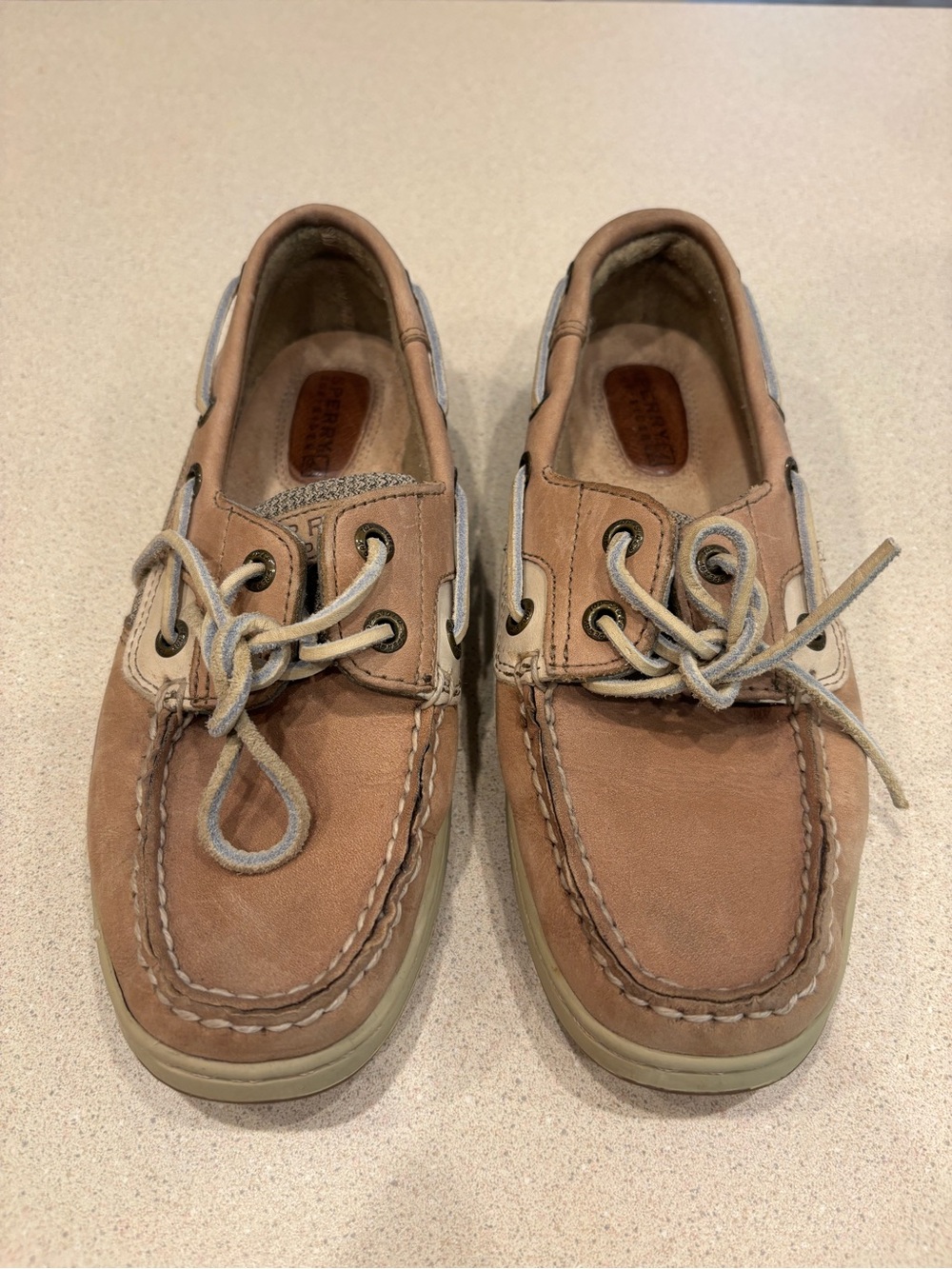 Sperry Brown Tan Leather Women’s Boat Shoes